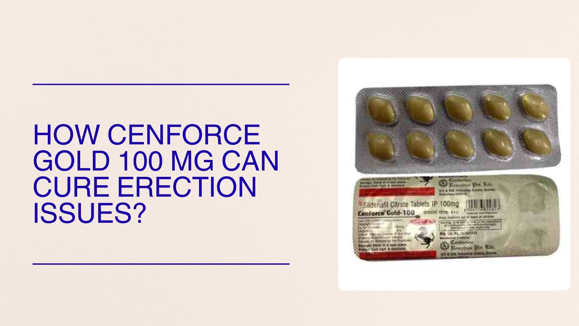 Cenforce Gold 100 mg